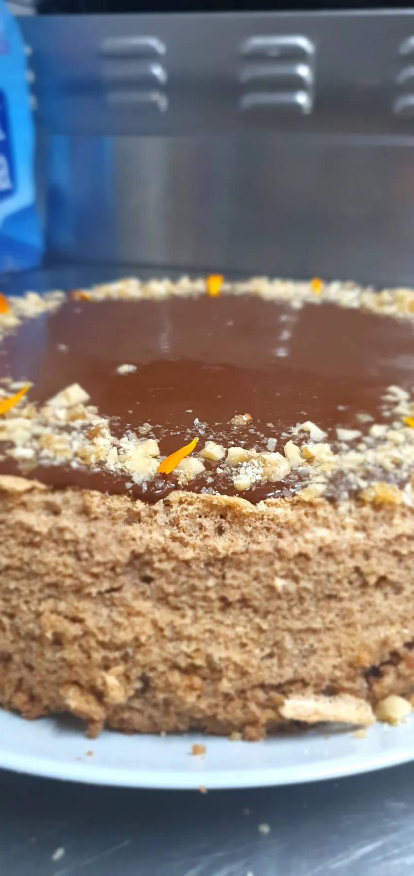 Tarta de nueces y chocolate de Karamells